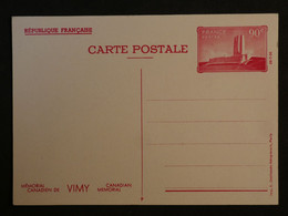 BJ7 FRANCE  BELLE  CARTE  ENTIER VIMY   NON VOYAGEE++ - Autres & Non Classés