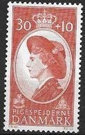 Danemark 1960 N° 395 Neuf** Reine Ingrid Avec Surtaxe Pour Guides - Unused Stamps
