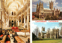 CPSM Canterbury Cathedral-Multivues-Timbre        L1936 - Canterbury