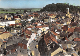 70 - JUSSEY - Un Beau Panorama Aérien Colorisé- La Rue Gambetta - Jussey