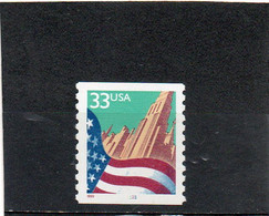 ETATS-UNIS     33 C      1999    Y&T : 2855a  Roulette Avec N° : 2222      Neuf Sans Charnière - Coils (Plate Numbers)