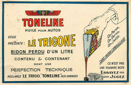 TONELINE Huile Pour Automobile , Le Trigone * CPA Publicitaire Illustrateur * Bidon Garage Auto Oil Pub Publicité - Publicité