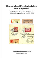 Reko-Zettel Und Einschreibe-Belege Vom Burgenland (in Den Grenzen Von Heute Inklusive Der Ungarischen Ära Von 1890-1938) - Philatélie Et Histoire Postale