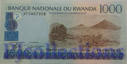 RWANDA 1000 FRANCS 1998 PICK 27a UNC - Rwanda