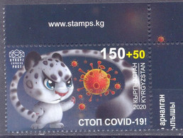 2020. Kyrgyzstan, Stop COVID-19, 1v, Mint/** - Kirgisistan