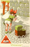 La Culotte VENUSTA * CPA Publicitaire Illustrateur * Pub Publicité Mode Landau Pram Kinderwagen Poupée Doll Enfant Bébé - Publicité