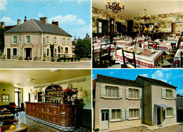 Sancergues * Souvenir Restaurant Hôtel De L'espérance * Cp 4 Vues - Sancergues