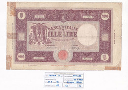 ITALIA 1000 LIRE 18-01-1947 CAT. N° 51E - 1000 Liras