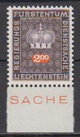 Liechtenstein , D 56 UR , Xx   (M 3025) - Dienstmarken