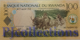 RWANDA 100 FRANCS 2003 PICK 29a UNC PREFIX "AA" - Rwanda