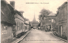 CPA Carte Postale France Harcourt  Rue Principale 1908  VM60493ok - Harcourt