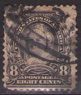 UNITED STATES 1902 Mi 144 MARTHA WASHINGTON 8c  USED - Unused Stamps