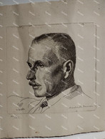 Italy Design 1928 To Identify CAP Carlo Petrucci.  17x17 Cm. - Dessins