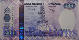 RWANDA 2000 FRANCS 2007 PICK 36 UNC - Ruanda