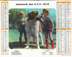 042 - ALMANACH DES P.T.T  1974 - Grossformat : 1971-80