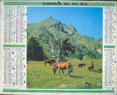 045 - ALMANACH DES P.T.T  1975 - Formato Grande : 1971-80
