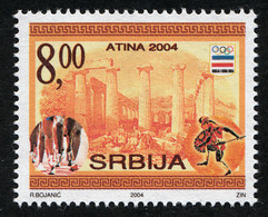 Serbia Yugoslavia 2004 Olympic Games Athens Ancient Greece Sport, Tax, Charity, Surcharge MNH - Summer 2004: Athens
