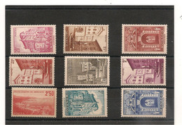 MONACO ANNÉES 1939/41 N° 169-170-171A-178-179-181-183 **/* CÔTE : 68,00 € - Usati