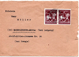 55769 - Deutsches Reich - 1945 - 2@6Pfg Oldenburg A Bf HOFGEISMAR -> Markkleeberg - Storia Postale