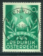 AUSTRIA 1949 Esperanto Congress Used  Michel 935 - Usati