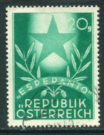 AUSTRIA 1949 Esperanto Congress Used  Michel 935 - Oblitérés
