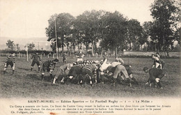 CPA Sport - Saint Mihiel - Edition Sportive - Le Football Rugby - La Mélée - Belle Animation - Rugby