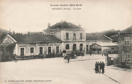 CPA Grande Guerre 1914 - Revigny - Meuse - La Gare - Animé - Bahnhöfe Ohne Züge