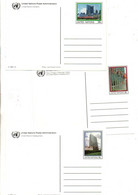 NATIONS UNIES SERIE ENTIERS NEW YORK 1999 - Storia Postale