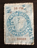 Suisse - Fiscaux - Kanton Luzerne - Revenue Stamps