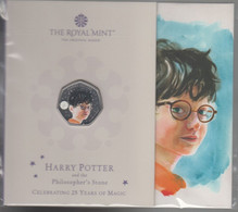 UK 50p  Harry Potter - BUNC Coloured Coin Royal Mint Presentation Pack - 50 Pence