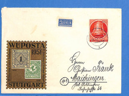 Berlin West 1952 Lettre De Stuttgart (G11603) - Storia Postale