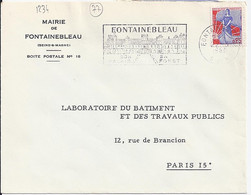 TYPE MARIANNE A LA NEF N° 1234 SUR LETTRE DE 1960 - 1959-1960 Marianne à La Nef