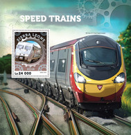 2016 SIERRA LEONE MNH  SPEED TRAINS |  Yvert&Tellier Code:  935  |  Michel Code: 7132 / Bl.958  |  Scott Code: 3729 - Sierra Leone (1961-...)