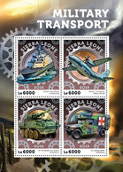 2016 SIERRA LEONE MNH MILITARY TRANSPORT  Yvert&Tellier Code: 5909-5912  |  Michel Code: 7143-7146  |  Scott Code: 3711 - Sierra Leone (1961-...)