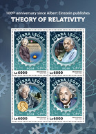 2016 SIERRA LEONE MNH ALBERT EINSTEIN  |  Yvert&Tellier Code: 5941-5944  |  Michel Code: 7188-7191  |  Scott Code: 3724 - Sierra Leone (1961-...)