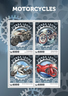 2016 SIERRA LEONE MNH  MOTORCYCLES  |  Yvert&Tellier Code: 5961-5964  |  Michel Code: 7153-7156  |  Scott Code: 3715 - Sierra Leone (1961-...)