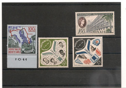 MONACO ANNÉE 1959 N° 510/513** CÔTE : 17,00 € - Oblitérés