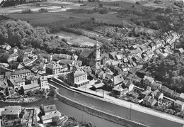 70 - PORT-SUR-SAÔNE - Un Beau Panorama Aérien - Le Centre De La Ville - L'Eglise - La Mairie - Le Canal De L'Est - Port-sur-Saône