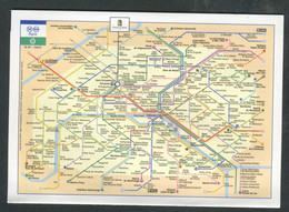 Plan Du Réseau Parisien De Métro RATP 2015 "Parisian Shopping / Passage Du Havre / Saint Lazare - Paris" - Europa