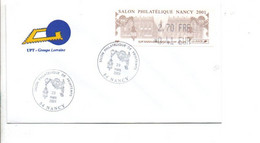 VIGNETTE 2.70 SALON PHILA. NANCY 2001 - 1999-2009 Illustrated Franking Labels