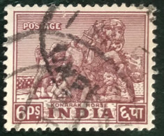 Inde - India - C13/15 - (°)used - 1948 - Monumenten En Tempels - Usados