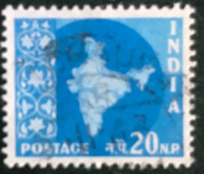 Inde - India - C13/16 - (°)used - 1958 - Michel 295 - Landkaarten - Used Stamps