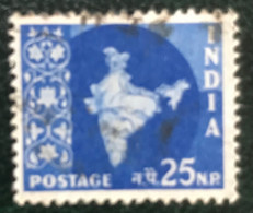 Inde - India - C13/16 - (°)used - 1958 - Michel 296 - Landkaarten - Oblitérés