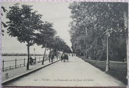 VICHY FRANCE PROMENADE SUR LES QUAIS DE ALLIER POSTKARTE POSTCARD PC CP AK CARTE POSTALE ANSICHTSKARTE CARTOLINA - Blave Les Mines