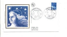 MAYOTTE FDC 1997 MARIANNE DE LUQUET 3.80 - Covers & Documents