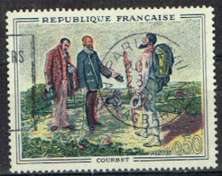 FR VAR 15 - FRANCE N° 1363a Obl. Variété Double Bâton - Used Stamps