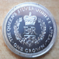 Isle Of Man, 1 Crown 1977 - Silver - Isle Of Man