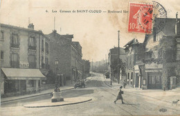 Delcampe - CPA 92 Hauts De Seine Les Coteaux De Saint Cloud  Boulevard Sénard ETAT - Saint Cloud