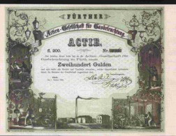 GESELLSCHAFT FUR GASBELEUCHTUNG ZU FURTH 1858 ( REPRODUCTION) - Electricity & Gas