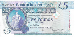 IRLANDE DU NORD - 5 Pound - 1/1/2013 - NEUF - Sonstige – Europa